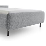 Meise Möbel Svijetlo sivi tapecirani bračni krevet s prostorom za odlaganje s podnicom 160x200 cm Primo – | shoptok.hr
