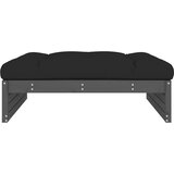  Vrtni tabure sivi 120 x 80 cm od masivne borovine | shoptok.hr