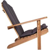  Vrtna Adirondack stolica Prirodna Čvrsto teak drvo | shoptok.hr