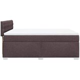  Krevet s oprugama i madracem tamnosmeđi 140 x 190 cm od tkanine | shoptok.hr