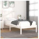  Posteljni okvir bel iz borovine 90x190 cm 3FT | Shoptok.si