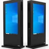 Fuji 65 inčni crni podni stalak sa duplim ekranom Windows totem | Eponuda.ba
