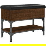  The Living Store Klop za čevlje rjavi hrast 62x32x45 cm inženirski les - Klop Za Čevlje, (21453368) | Shoptok.si