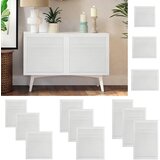 vidaXL Vrata sa žaluzinama od masivne borovine bijela 69 x 39,4 cm Cijene