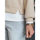 DStreet Bluza damska oversize LUZZIO jasnobeżowa | Shoptok.si