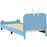 Krevet za djecu s uzglavljem Plava 90 x 190 cm PU | Shoptok.si