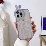 INORCO Za iPhone 14 Pro Rabbit Design Galvanizirana torbica za telefon z bleščicami, mehak TPU ovitek za mobilni telefon proti padcem, (22033421) Cene