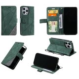 Chameleon Preklopna torbica (WLGO-Lines) za Apple iPhone 14 Pro Max, zelena | Shoptok.si