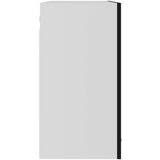 Viseći stakleni ormarić crni 80 x 31 x 60 cm konstruirano drvo | shoptok.hr
