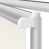 vidaXL rolo zatemnjena umazano bele 125x130cm tkanina širina 121,6cm | Shoptok.si