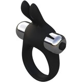 Pulselock Vantr - vibrirajući prsten za penis u obliku zečića (crni) - 30 mm Cijene