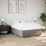 vidaXL Posteljni okvir brez vzmetnice taupe 160x200 cm blago Cene