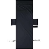 vidaXL Brisače za ležalnik 2 pcs Črna 210 x 75 cm | Shoptok.si