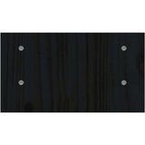  Stojalo za zaslon črno 50x27x15 cm trdna borovina | Shoptok.si