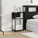  Noćni ormar Crni hrast 41 x 28 x 76 cm Konstruirano drvo | shoptok.hr