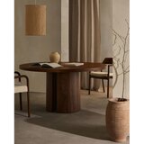Kave Home Okrugao blagovaonski stol s pločom stola u dekoru oraha ø 150 cm Nealy – | shoptok.hr