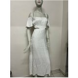 Dilvin Sleeve Detailed Midi Length Dress cene
