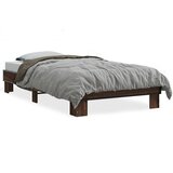 Okvir za krevet smeđi hrast 75x190 cm konstruirano drvo | shoptok.hr