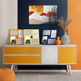 knor Temno moder stenski okvir 27x27 cm – | Shoptok.si
