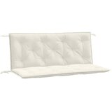  Jastuci za vrtnu klupu 2 kom prošarano krem 120x50x7 cm tkanina | Eponuda.com