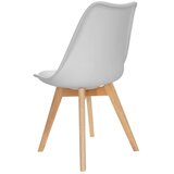 MID.YOU Set Stolov Scandi, Bela, Bukev, 4-Delni | Shoptok.si