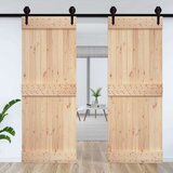  Vrata NARVIK Naravna 85 x 210 cm Masiven borov les, (5000215487) | Shoptok.si
