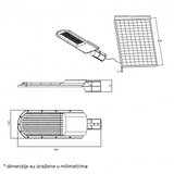  SOLARNA LED ULICNA SVETILJKA GN-SSL316-180W 4000K 2200lm IP66 | Eponuda.com