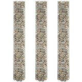 vidaXL Okrogle visoke grede gabion 3 kosi pocinkano jeklo Ø30x200 cm | Shoptok.si