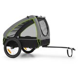 Klarfit Husky, prikolica za bicikel za pse, cca 250L, 600D, Oksfordsko platno, zelena Cene