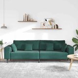 SOFA Tamnozelena 250 x 77 x 76 cm Baršun | shoptok.hr