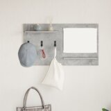 vidaXL Nadwyčajna obešalnik za plašče Betonsko siva 90 x 10 x 50 cm | Shoptok.si