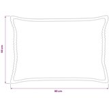  Presvlaka za jastuk 6 kom. HOUTEN Žuta 50 x 80 cm Kord - Žuta 50 x 80 cm 6 | shoptok.hr