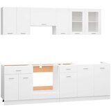 vidaXL 8-dijelni set kuhinjskih ormarića bijeli od iverice | shoptok.hr