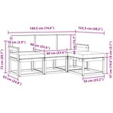  Set vanjskih sofa 4 kom. | shoptok.hr
