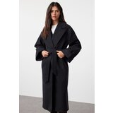 Trendyol Anthracite Stitching Detailed Oversize Coat | shoptok.hr