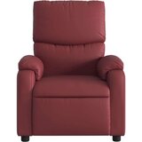  Masažni naslanjač vinsko rdeče umetno usnje | Shoptok.si