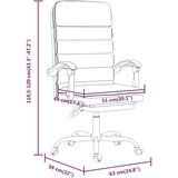  Masažni pisarniški stol taupe blago, (20669303) | Shoptok.si