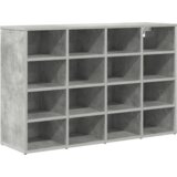 vidaXL Omara za čevlje Betonsko siva 52.5 x 30 x 50 cm Konstruiran les | Shoptok.si