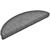  Prostirke za stepenice 20 kom 56x17x3 cm tamno sive poluokrugle | shoptok.hr