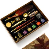  Kaligrafski set s perom i pečatom KB - 40063 - Crvena KP40063 | shoptok.hr