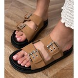  Brown flip-flops with buckles on straps Klinet | Eponuda.ba