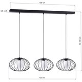  Luster na sajli KRONOS 3xE14/40W/230V | Eponuda.com