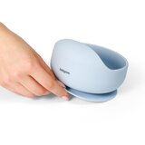 BabyOno silikonska zdjelica s vakuumom 350 ml 6 m+, plava | shoptok.hr