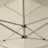  Profesionalni sklopivi šator za zabave aluminijski 2 x 2 m krem | shoptok.hr