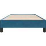 Box Spring Postelja brez vzmetnice Temno modra 80x210 cm Žamet, (21792539) | Shoptok.si