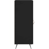 Komoda crna 34,5 x 34 x 90 cm od konstruiranog drva | shoptok.hr