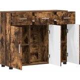  Kreveta s policom FLORIN Dimljeni hrast 88,5 x 30,5 x 73 cm | shoptok.hr