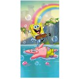 Jerry Fabrics Bombažna otroška brisača 70x140 cm Sponge Bob "Tropical Duo" – | Shoptok.si