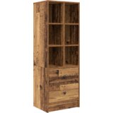 vidaXL Stol s pohranom Stari drvo Konstruirano drvo | shoptok.hr