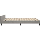  Okvir za krevet bez madraca svjetlosivi 140x200 cm baršunasti | shoptok.hr